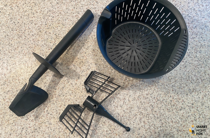 Thermomix Gareinsatz, Spatel und Schmetterlingsaufsatz